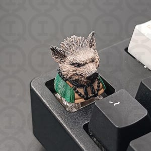 Black Myth: Wukong Bajie Monkey Statue Custom Keycap High Quality Handmade Unique Animation Collectible Personalize Mechanical Keycaps