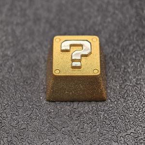 Super Mario Bros Custom Keycap Aluminum Alloy High Quality Handmade ...