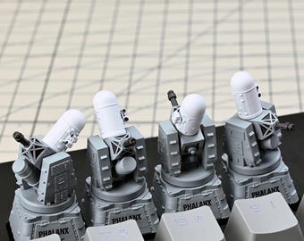 Teclas personalizadas para defensa personal Phalanx Close-In Weapon System MK-15. Hechas a mano. Alta calidad. Teclas mecánicas únicas y personalizadas. Coleccionables.
