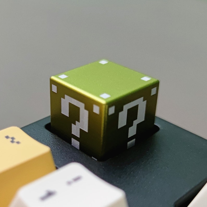 Super Mario Bros Custom Keycap Aluminum Alloy Non -electroplating High ...
