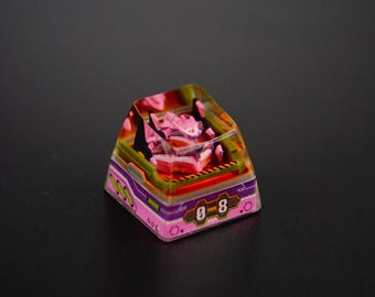 Tecla mecánica clásica Mech Angel Bio-Bot de resina personalizada para EVA EVA08, juguete coleccionable único y personalizado hecho a mano de alta calidad.
