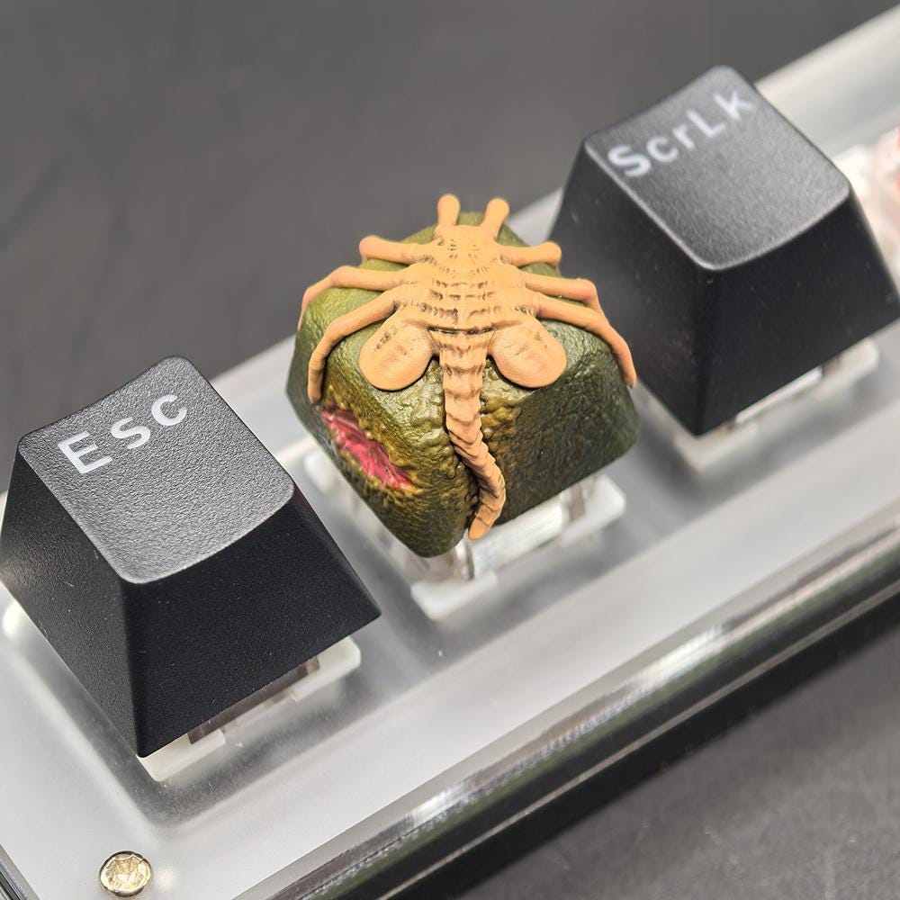 SIFI Horror Movie Facehugger Classic Alien Egg Custom Mechanical Keycap ...