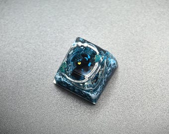 Pokemon Blue Umbreon Pika Handmade Custom Keycap Collectible Unique Animation Personalize Mechanical Keycaps Gift Toy
