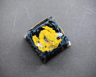Teclas personalizadas hechas a mano de Pokémon Gold Onix, coleccionables, con animación única, teclas mecánicas personalizadas, regalo, juguete.