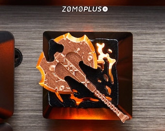 Teclas personalizadas de Dota, de alta calidad, hechas a mano, con animaciones únicas. Teclas mecánicas personalizables: Divine Rapier, Battle Fury y Butterfly.