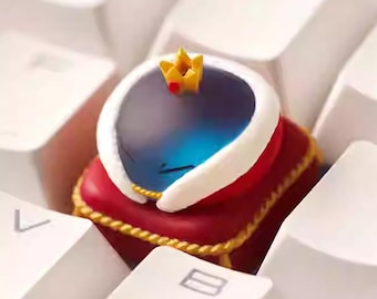 Tecla mecánica personalizada King of Slim para Rimuru Tempest Rimuru Tempest hecha a mano Coleccionable Único Regalo Personalizado Juguete