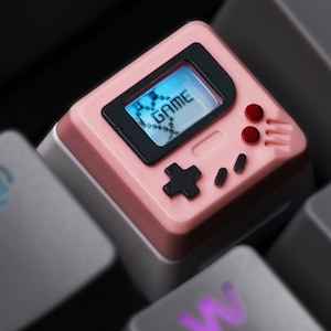 Gameboy Keycap High Quality Handmade Central Translucent Unique Animation Personalize Mechanical Keycaps Game Console alike Keycaps