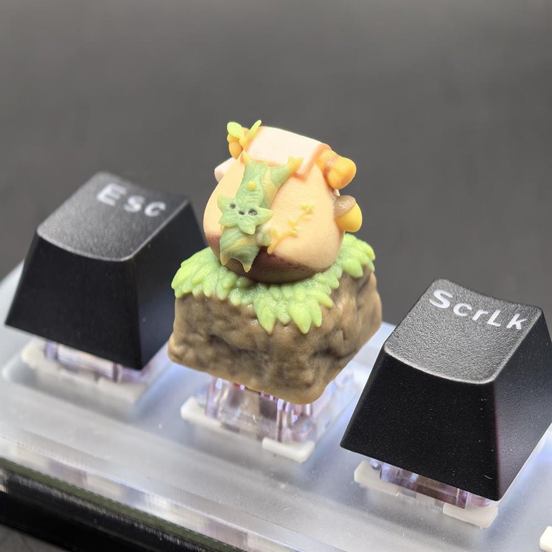 Cute Korok Custom Mechanical Keycaps for the Legend of Zelda ...