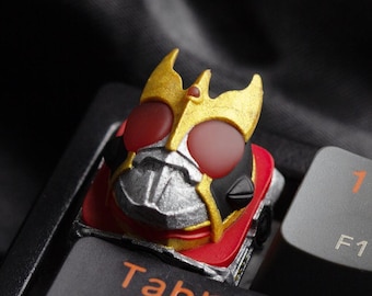 Super Hero Gavv Valen Vram Kuuga Custom Mechanical Keycap For Kamen Rider Handmade Collectible Unique Personalize Gift Toy