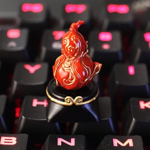 Black Myth: Wukong Monkey Gourd Custom Keycap High Quality Handmade Unique Animation Collectible Personalize Mechanical Keycaps