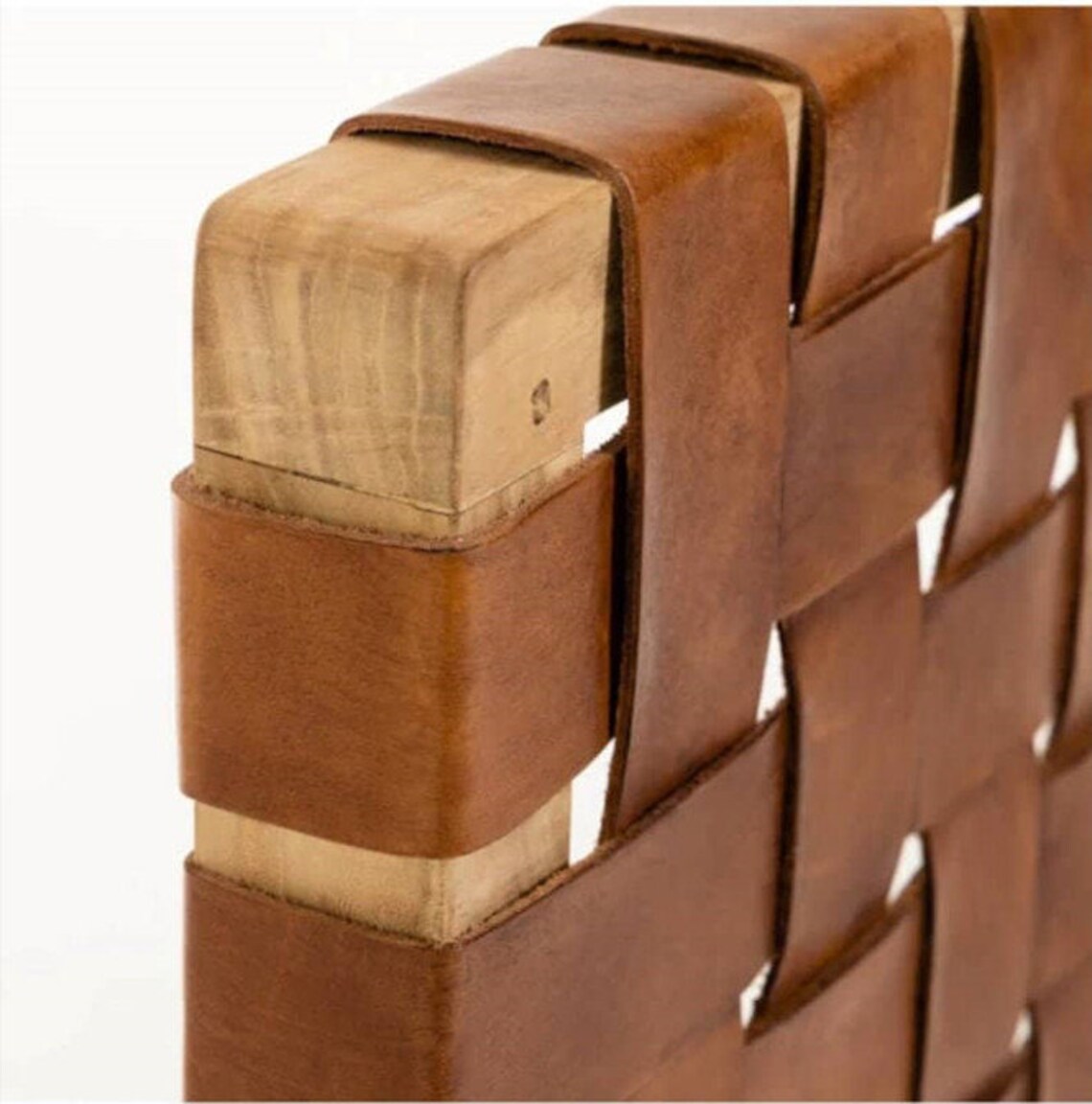 Woven Leather Strap Headboard Panels for Your Bedroom Etsy