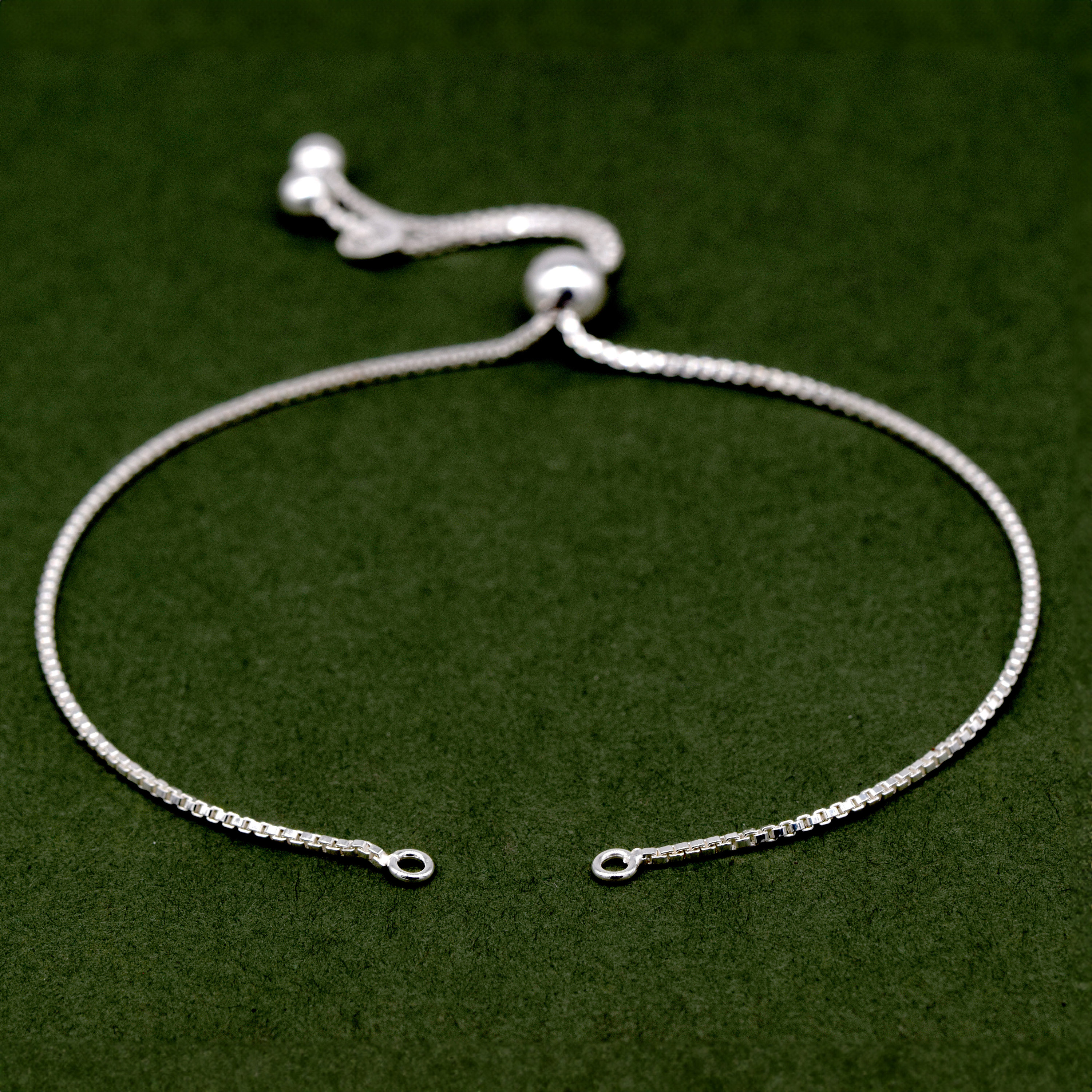 Genuine 925 Sterling Silver Slider Bracelet Mechanism ONLY