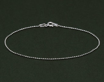 ブレスレット Cutting Ball Chain Bracelet #5932 925 ball chain bracelet | ENA