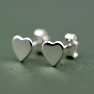 Earrings All Heart Flat Stud Waterproof