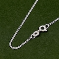 Genuine 925 Sterling Silver Curb Chain Necklace 14" 16", 18" 20" 22" 24" Lengths