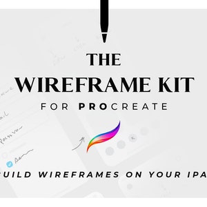 The Wireframe Kit for Procreate
