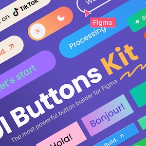 Kit de botones de interfaz de usuario para Figma