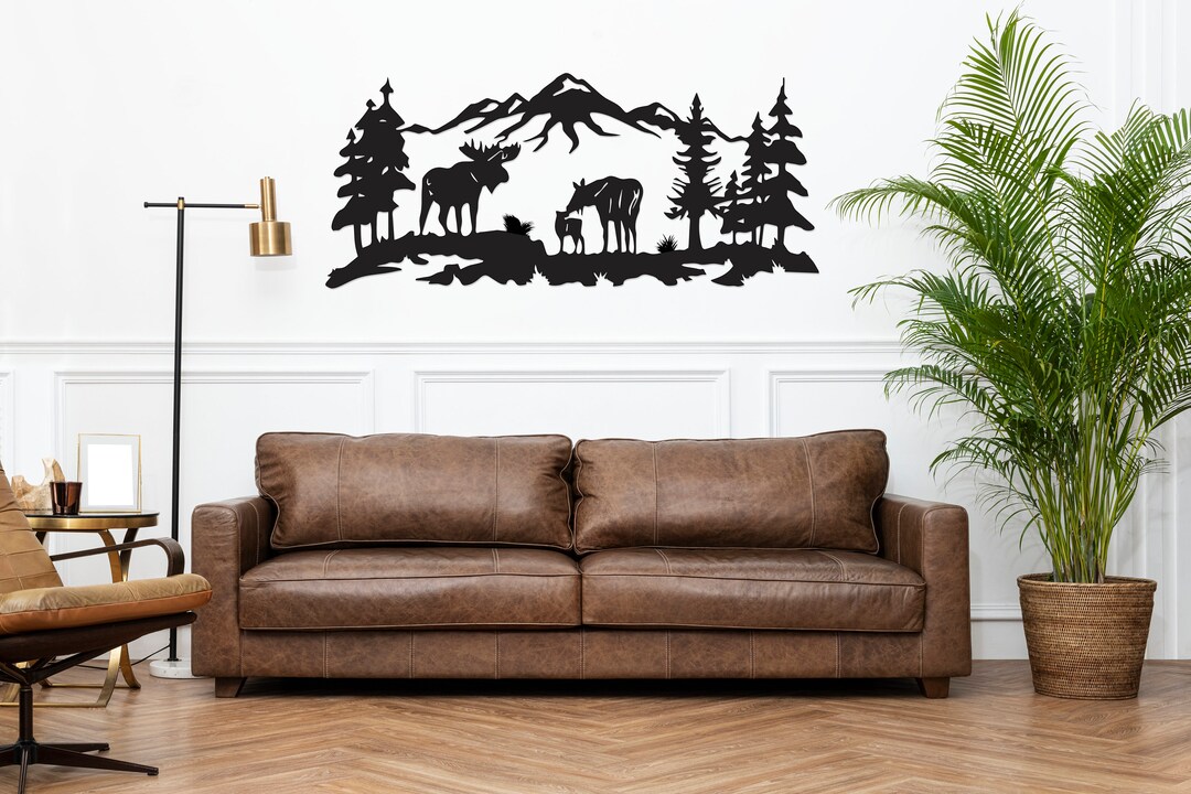 Deer Wall Art Hunting Camp Decor Gift for Dad Gift for Etsy