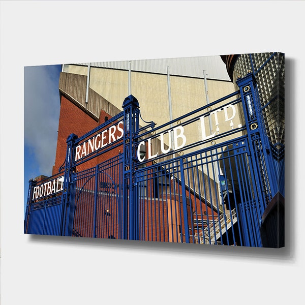 Ibrox Stadium Framed Picture Etsy UK