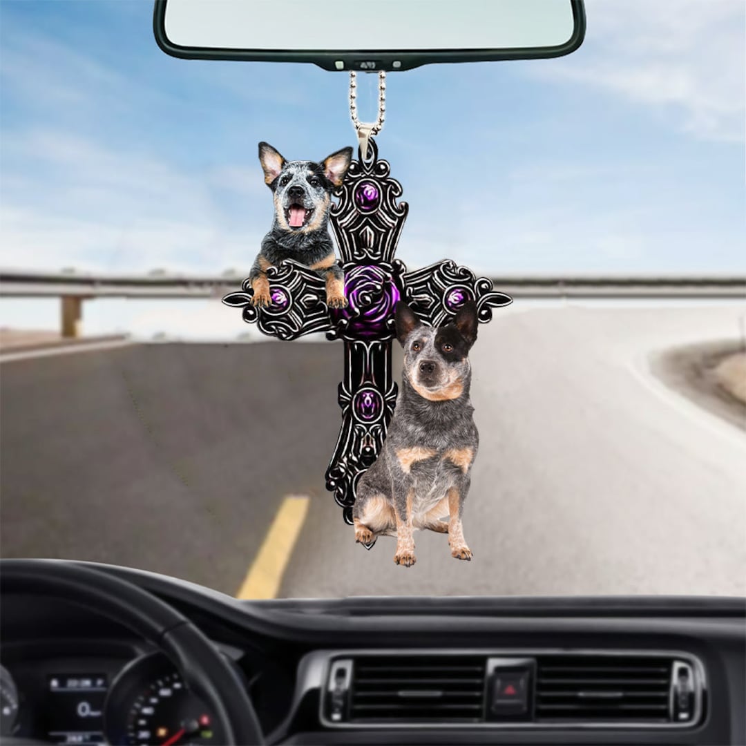 Australian Cattle Pray for God Car Hanging Ornament Dog Pray Etsy
