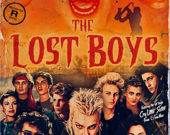 The Lost Boys (retro) poster