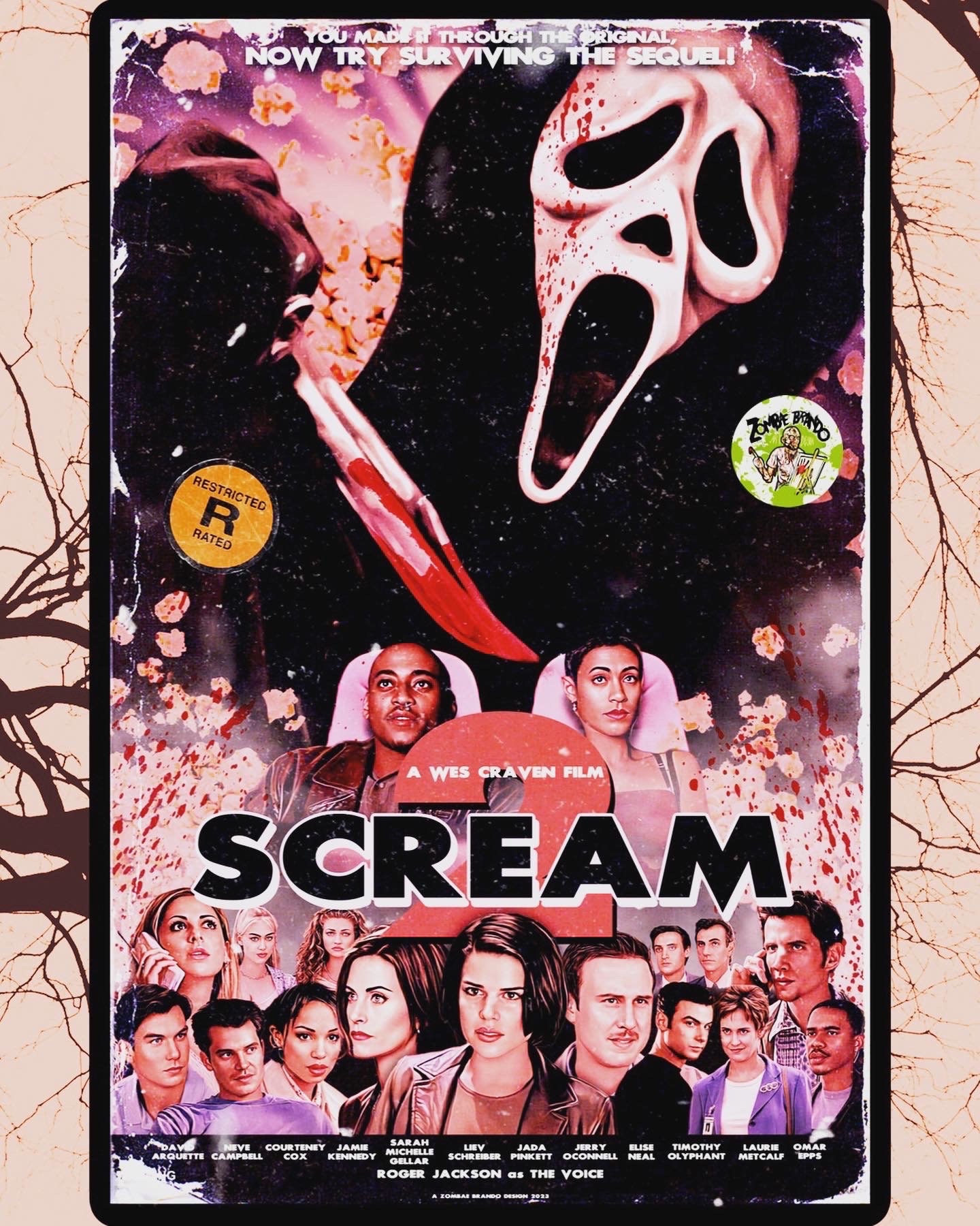 Scream print by The Usher designs