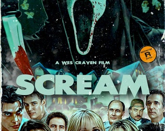 Scream 1996 (retro style) Poster