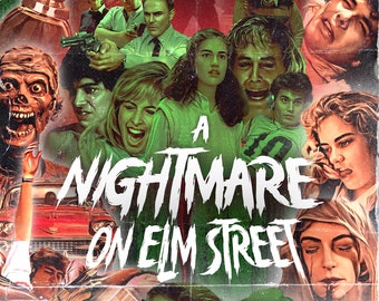 A Nightmare on Elm Street (retro) poster