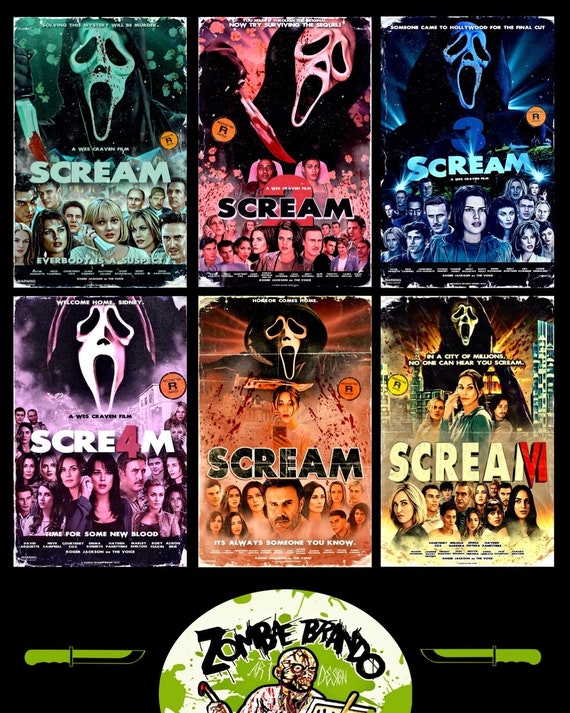 Scream 6 Major Character poster, Scream 6 2023 Movies Film Scary Film  Horror Wal