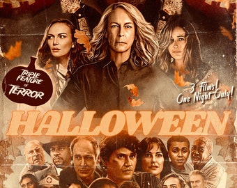 Halloween - 2018 Trilogy (retro) poster