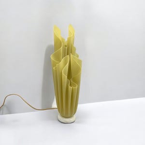 Vintage Georgia Jacob Athena Lampe: 80er Jahre Französische Designer Beleuchtung