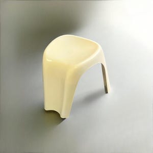 Retro Futuristic Seating Stool &#39;Stacki’ Bilumen 1970s - Minimalistic Plastic Design Atomic Era