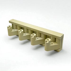 Mid Century Modern Coat Rack - Plastic Wall Hooks MINIVIP Made in Italy by Velca Legnano Milano - Benanti & Brunori Design