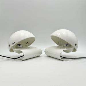 Harveiluce iGuzzini 1970s Bugia Lamps by Giuseppe Cormio - Space Age Italian Design Lighting Masterpiece - Set of 2