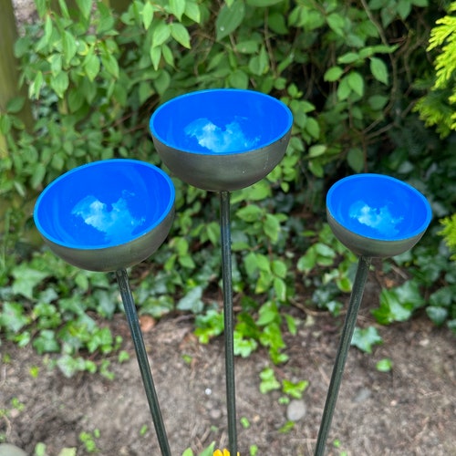 Bee/Butterfly/Bird Water Catchers/Bird Bath /Feeder/Garden Gift /Set of 3/ Choice of colours