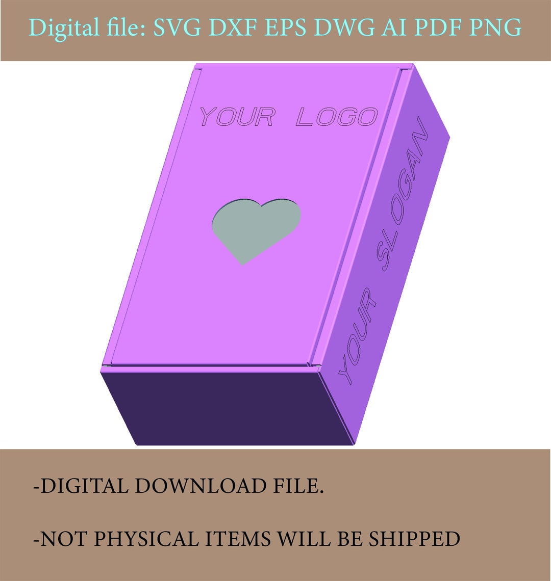 Classic Box Template SVG, Gift Box SVG, Party Favor Box SVG, Wedding