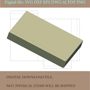 box template svg, packaging template svg for cutting, box svg for cutting,