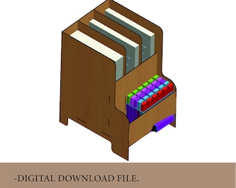 Laser Cut Stackable Storage Box Files, Laser Cut Wooden Box, Vector Files For Wood Laser Cutting, svg files for laser cutting