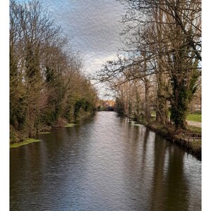 Royal Military Canal - 12 x 40 cm Leinwand