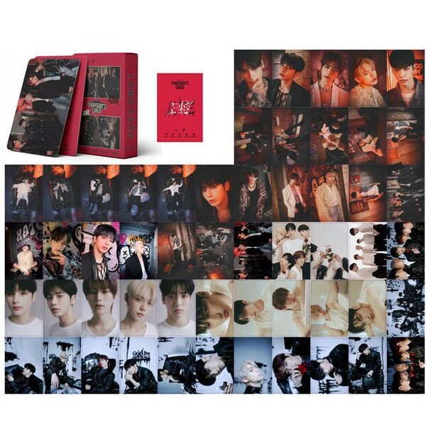 LINXX 55 Pcs TXT TEMPTATION Album Lomo Card Kpop Photocards Postcards