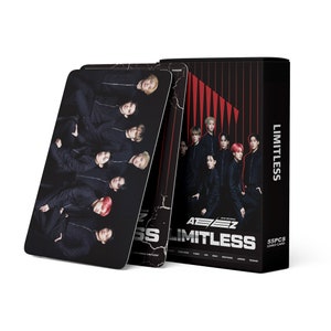 124PCS Cartes ATEEZ Kpop - Mini Cartes Holographiques, Photocards Et Autocollants Pour Fans