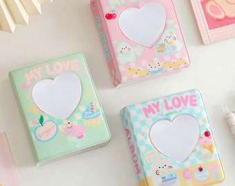 Carpeta de tarjetas fotográficas Kpop / Portatarjetas fotográficas Kpop / Estuche para tarjetas fotográficas Kpop / Carpeta Kpop linda / Álbum de tarjetas Kawaii