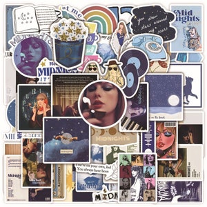 10/30/50/100pcs Taylor Alison Swift Folk Song Midnights Stickers