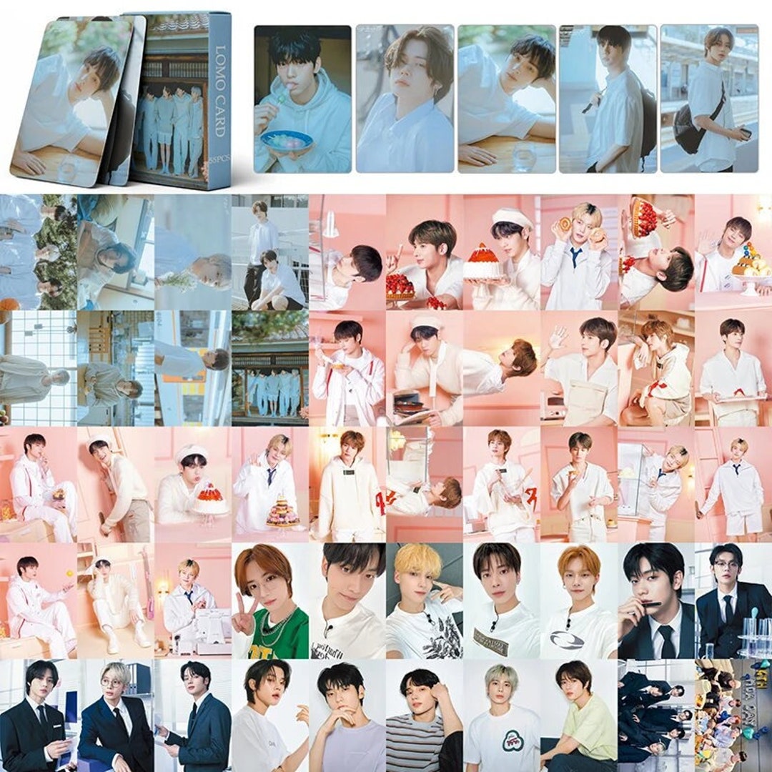 LINXX 55 Pcs TXT TEMPTATION Album Lomo Card Kpop Photocards Postcards