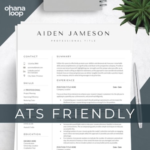 Sales Executive Resume Template | Word, Google Docs & Apple Pages | Matching Cover Letter | Nonprofit Executive Director