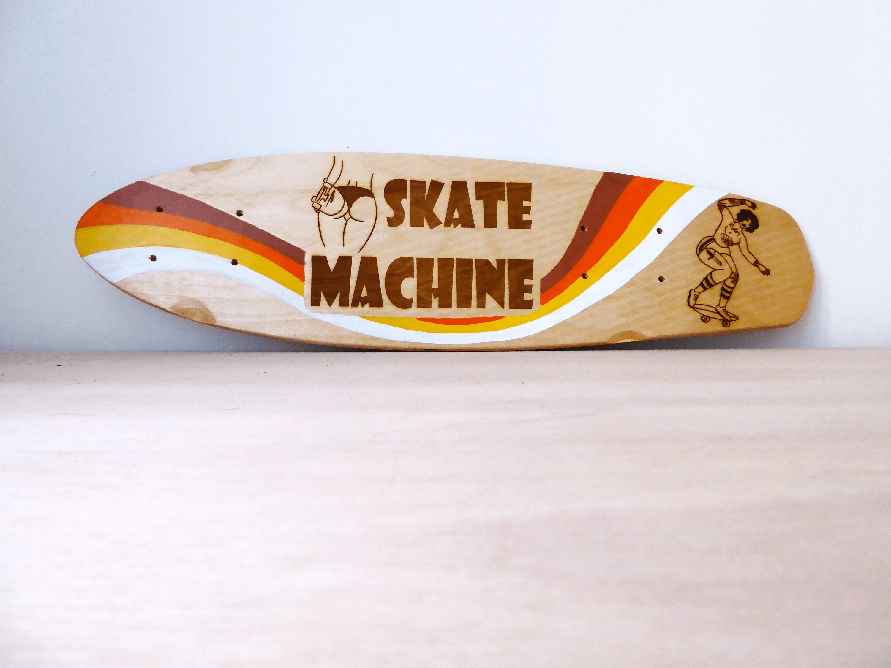 Vente Planche de skate vierge pour graffiti DIY pour cadeau de