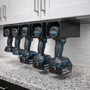 Tool Storage Drill Mount, Universal Tool Storage Bit Driver Drill Impact Driver Van Storage Work Van Work Shop