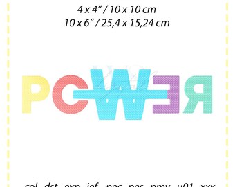 G-Dragon POWER Embroidery Hoop 10x6” Design (Digital Download)