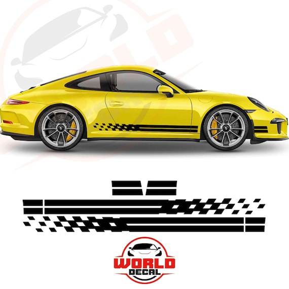 Racing Strips Side Decal Special Design Decal Porsche Mustang