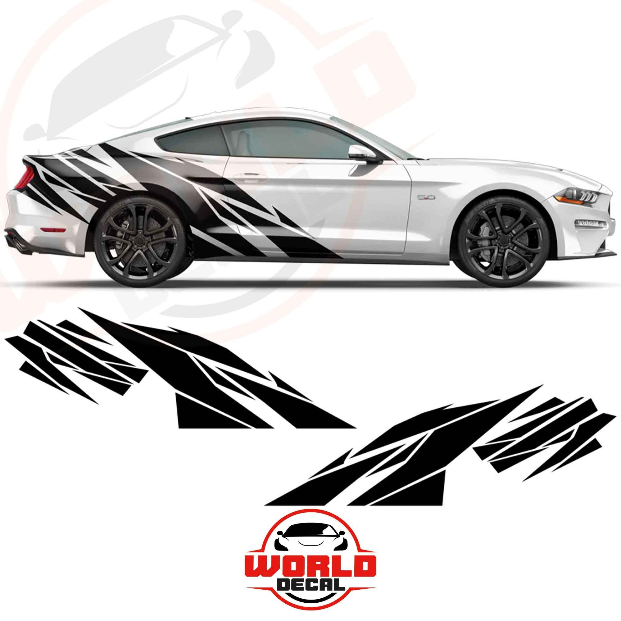 Buy Silver Car Decal Online In India Etsy India